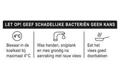 CONSUMENTENSTICKER PLUIMVEE  500st